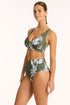 Sea Level Aloha Cross Front Multifit Bra